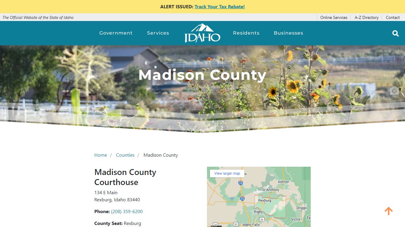 Madison County | The Official Website of the State of Idaho